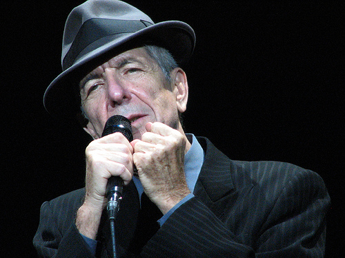 Leonard Cohen. World Tour. Europe, USA. Through 13 November 2009