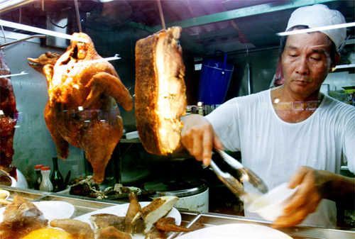 Hawker stalls