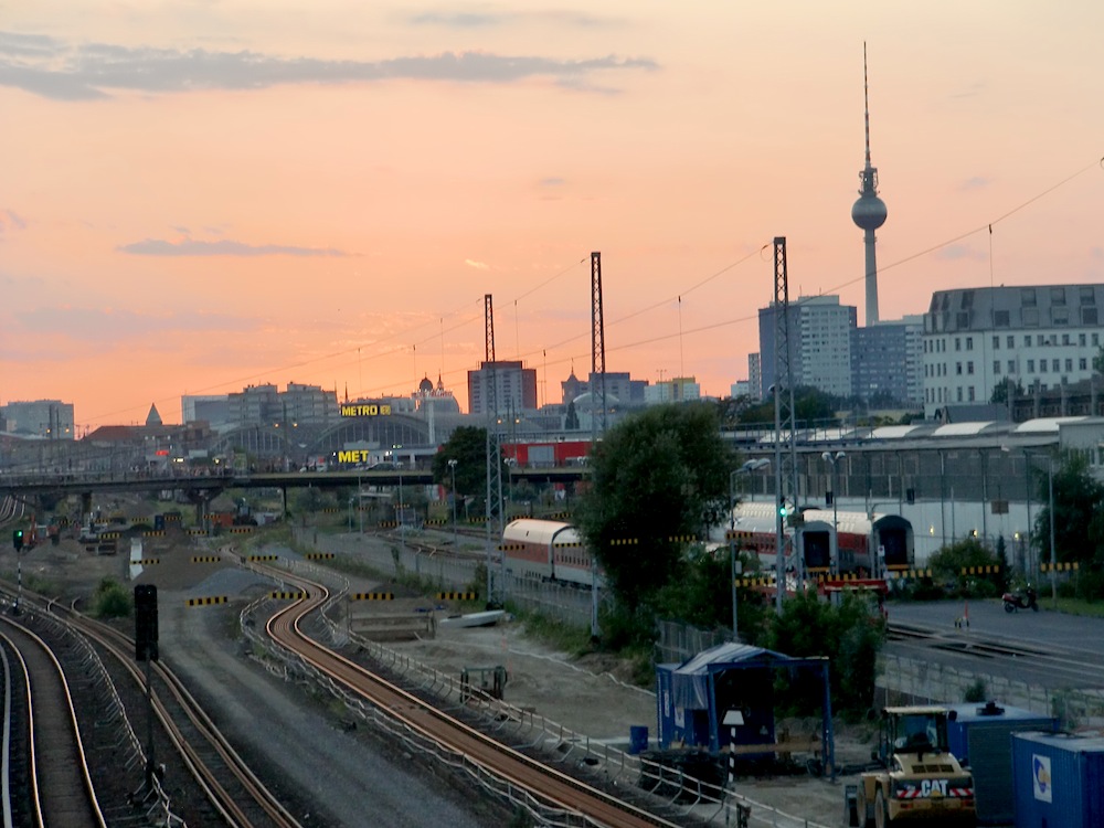 Modersohn Bridge at Sunset