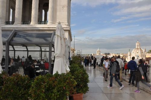 Terrace of Complesso del Vittoriano Museum Café 